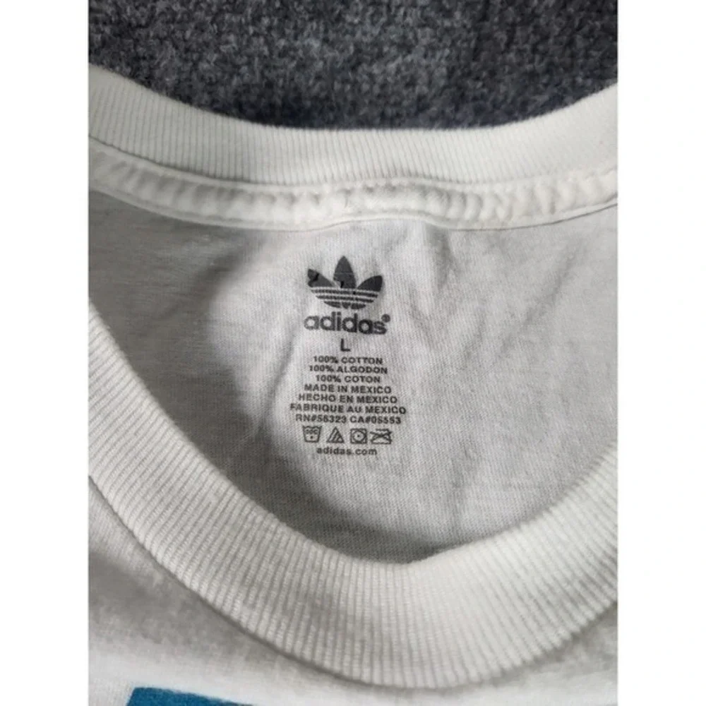 Adidas Game For‎ Days Shirt Mens L Gray Graphic Print Tee Casual Athleisure Top